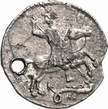Алтын 1718 года серебро